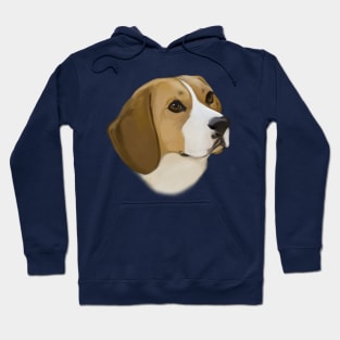 Beagle in Portrait Hoodie